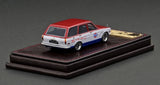 Ignition Model 1/64 Datsun Bluebird (510) Wagon Red/White/Blue