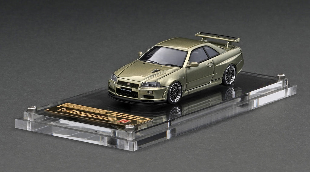Ignition Model 1/64 Nissan Skyline GT-R V-spec Ⅱ(R34) Millennium Jade