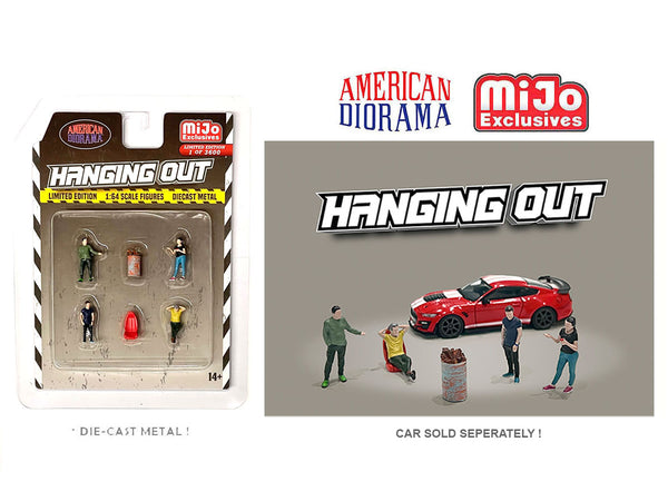 独特な店 American Diorama 1/64 Figures Set - Hanging Out - MIJO ミニカー