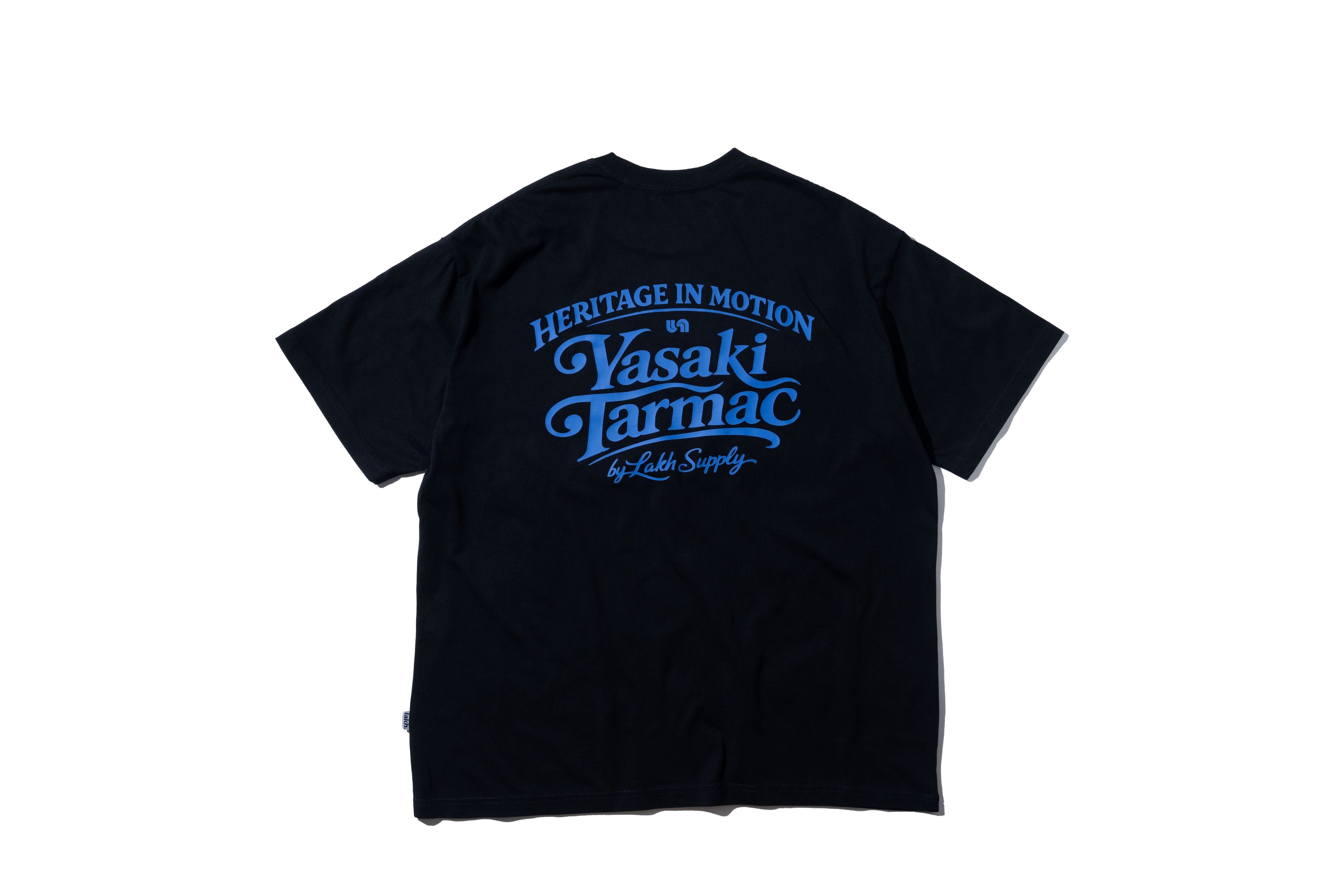Ace Heritage Tee Black - Yasaki x Tarmac