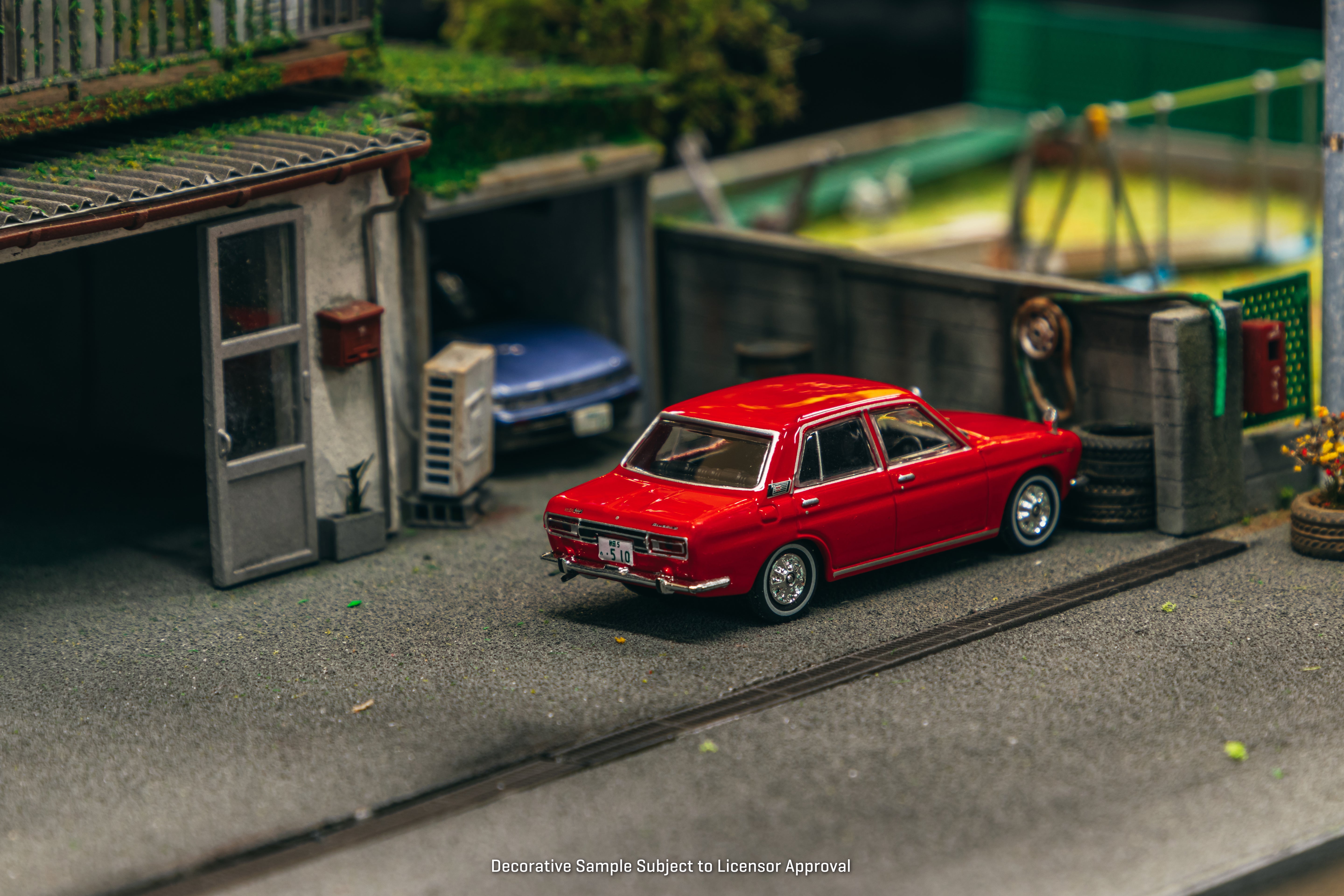 J Collection 1/64 Datsun BLUEBIRD 1600SSS P510 Red - GLOBAL64