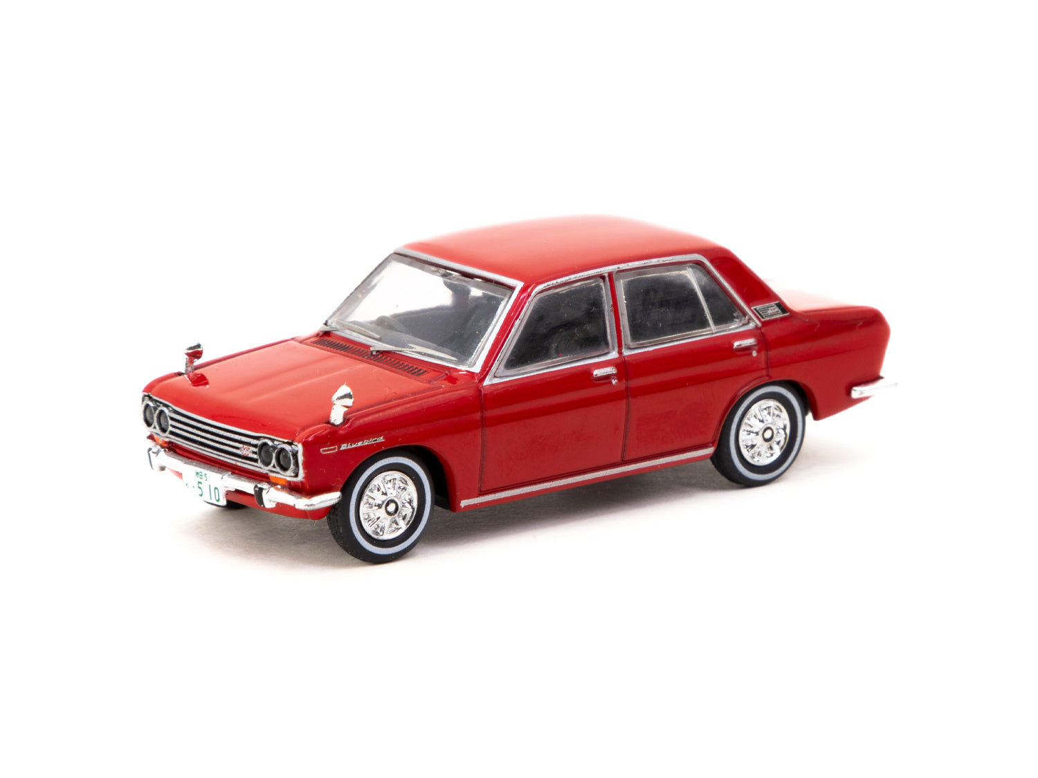 J Collection 1/64 Datsun BLUEBIRD 1600SSS P510 Red - GLOBAL64