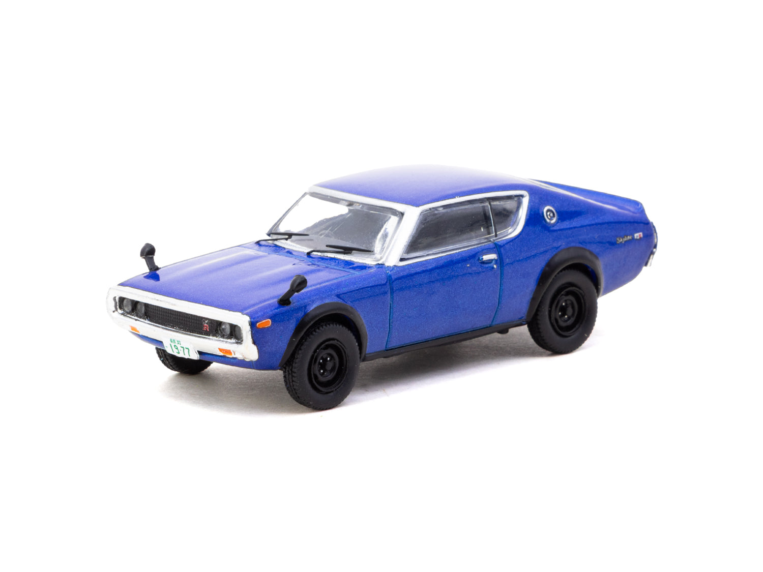 J Collection 1/64 Nissan Skyline 2000GT-R KPGC110 Blue Metallic - COLLAB64
