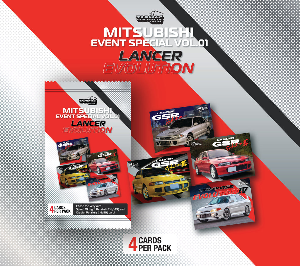Tarmac Cards Event Special Mitsubishi Vol.01 - Lancer Evolution Pack