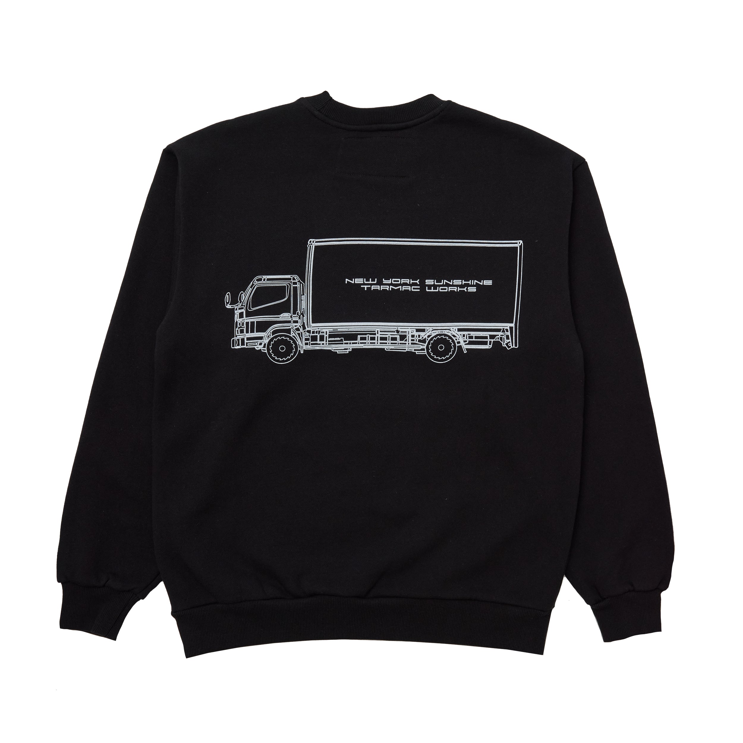 Box Truck Black Crewneck - Tarmac Works x New York Sunshine