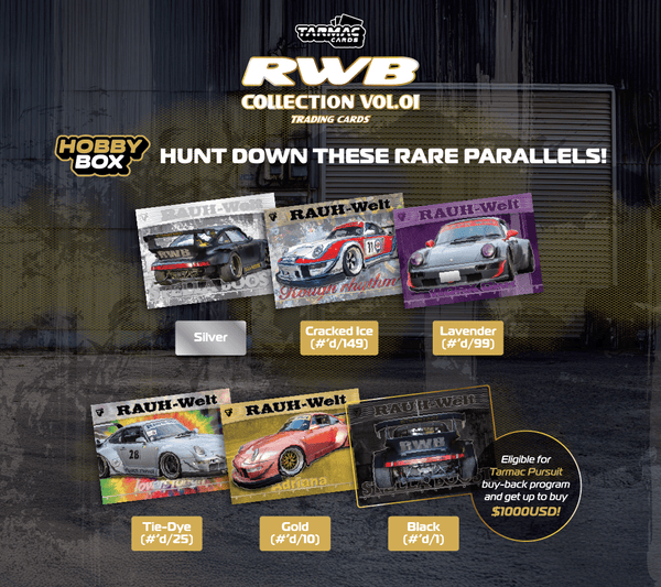 Tarmac Cards - RWB Collection Vol.01 - Hobby Box (Pack) – Tarmac Works
