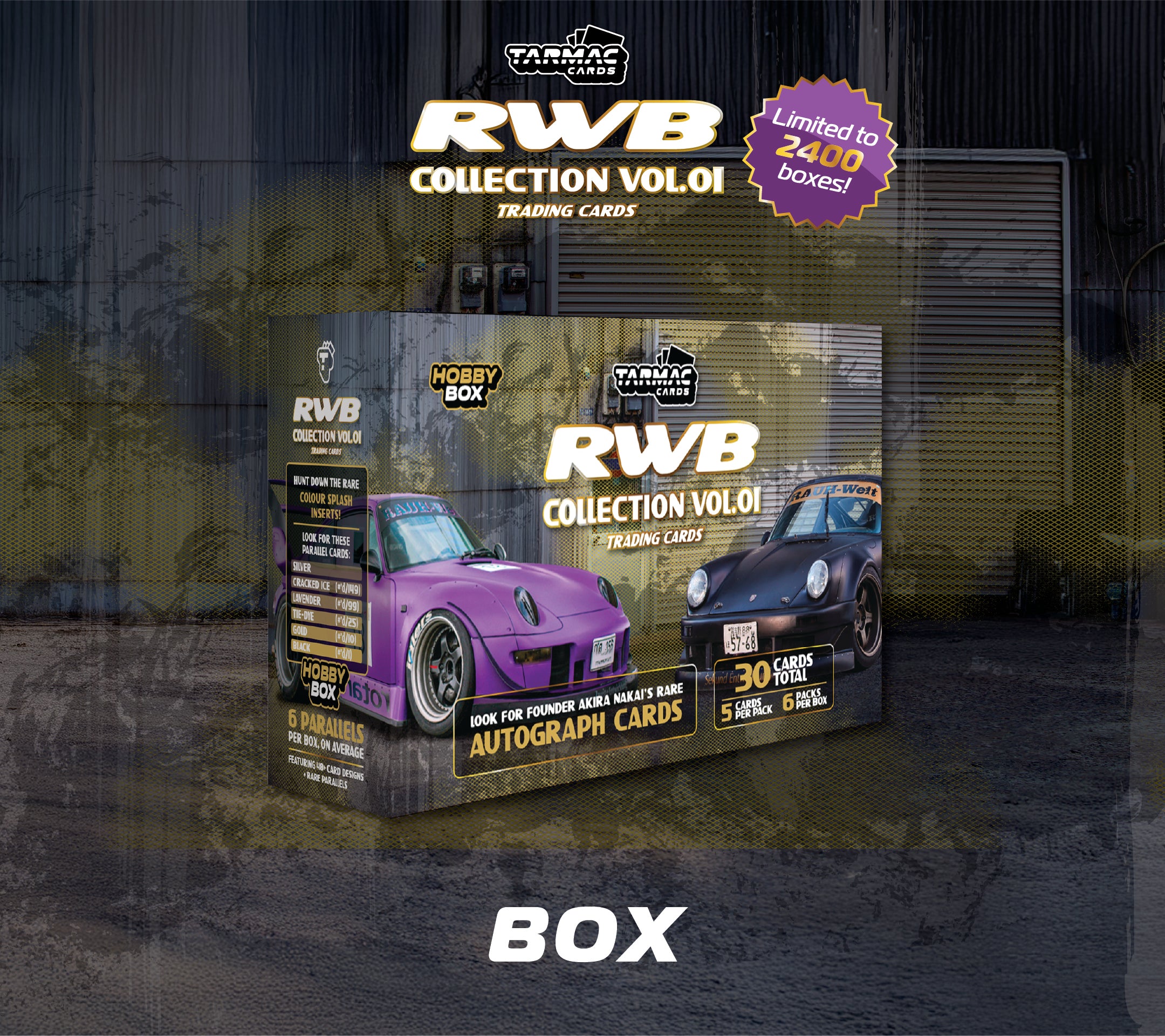 Tarmac Cards - RWB Collection Vol.01 - Hobby Box (Box) – Tarmac Works