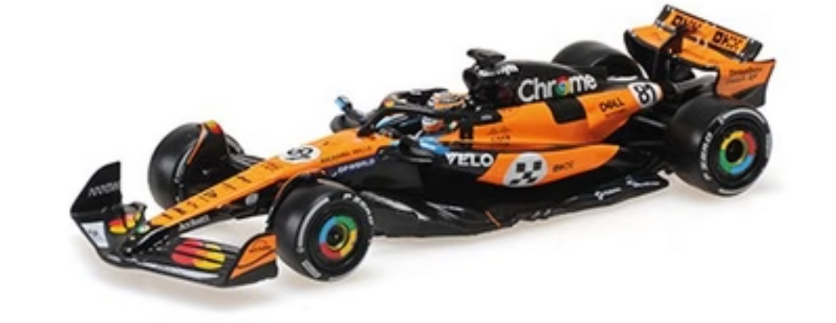 Minichamps 1/64 McLaren Formula 1 Team MCL39 - Oscar Piastri #81 - Monaco GP 2025