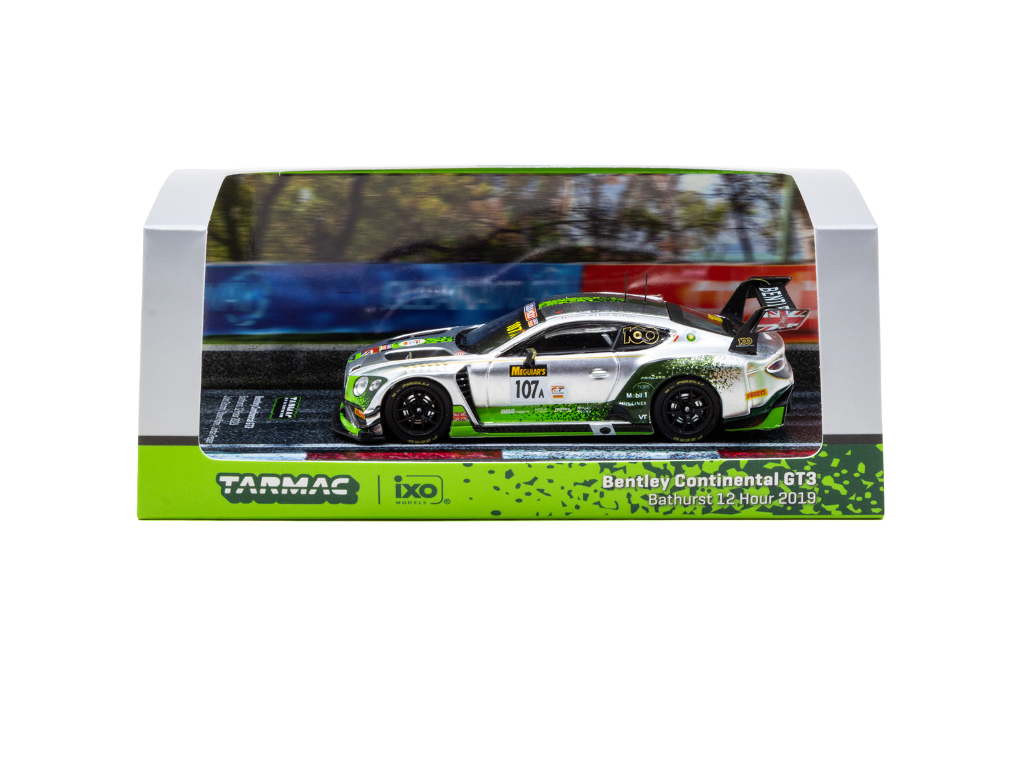 1/64 Bentley Continental GT3 Bathurst 12 Hour 2019 #107 - Tarmac Works x iXO Models HOBBY64