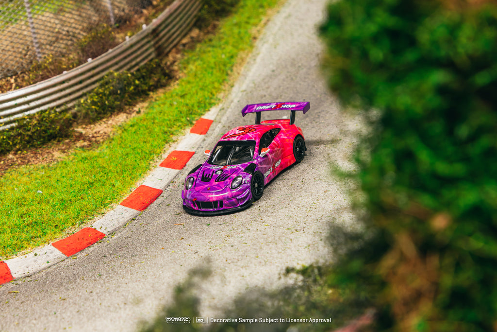 Tarmac Works X iXO Models 1/64 Porsche 911 GT3 R DRIFTSHOP - DRIFTSHOP Special Edition - HOBBY64