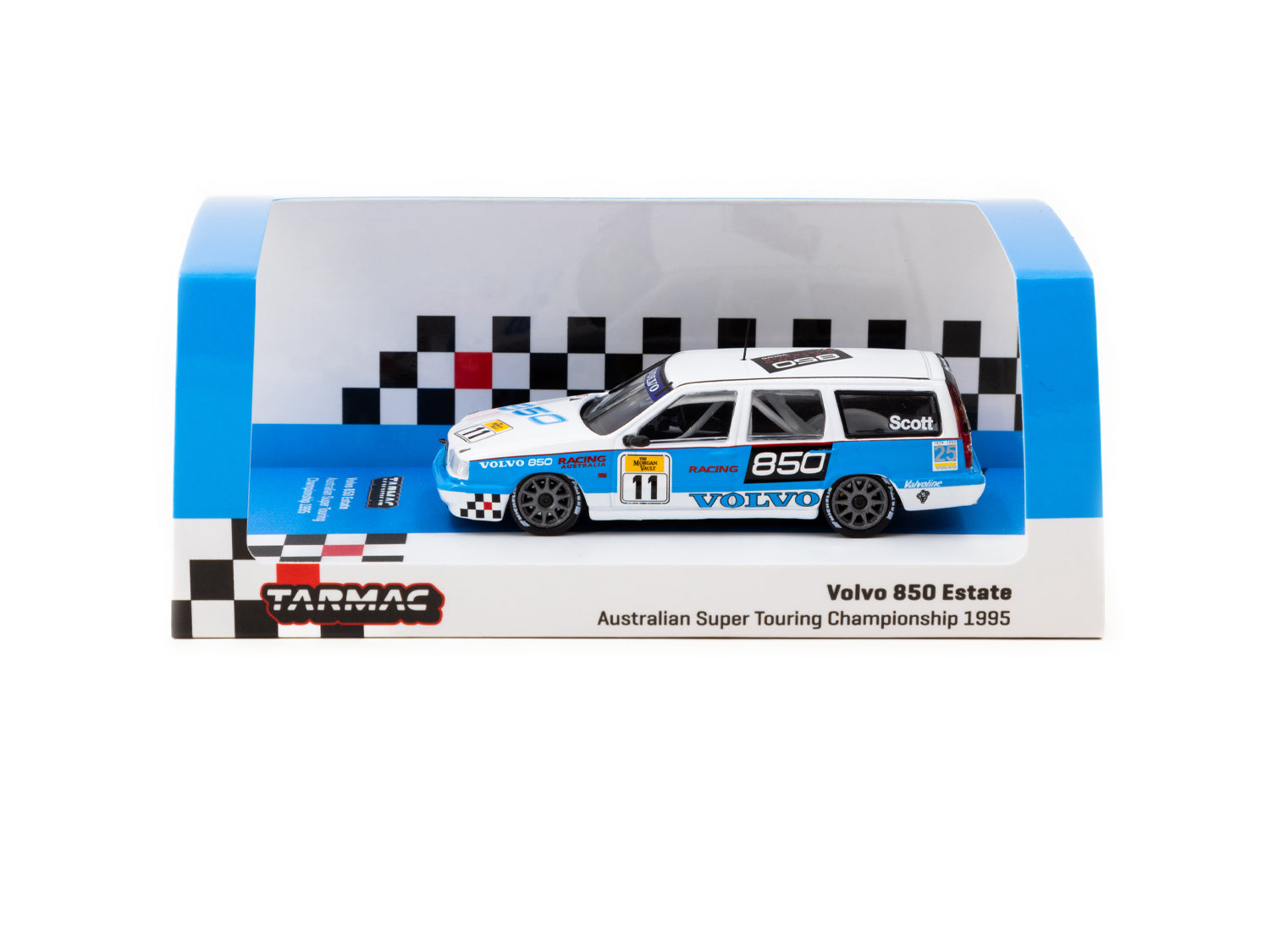 1/64 Volvo 850 Estate Australian Super Touring Championship 1995 #11 - Tarmac Works HOBBY64