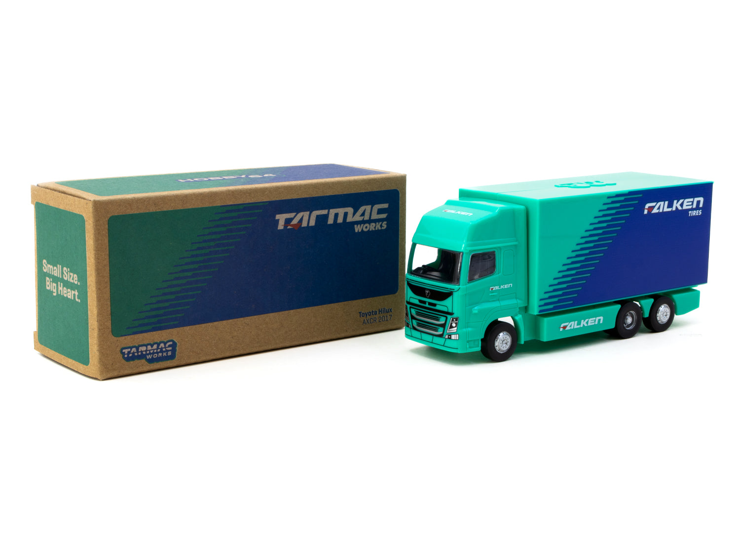 1/64 Toyota Hilux AXCR 2017 with Truck Packaging - Tarmac Works HOBBY64