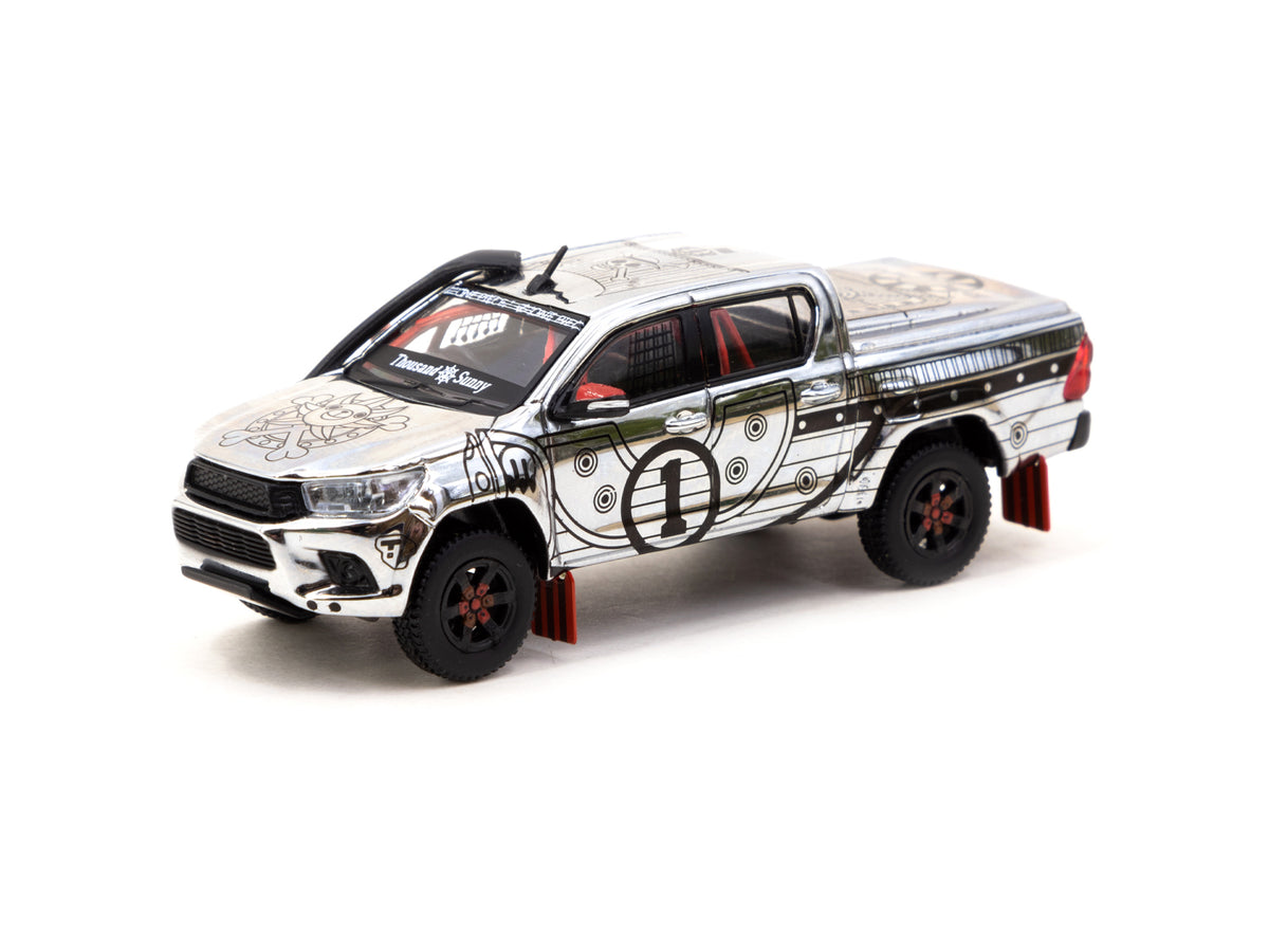 1/64 Toyota Hilux One Piece Thousand Sunny with Oil Can - Tarmac Works HOBBY64