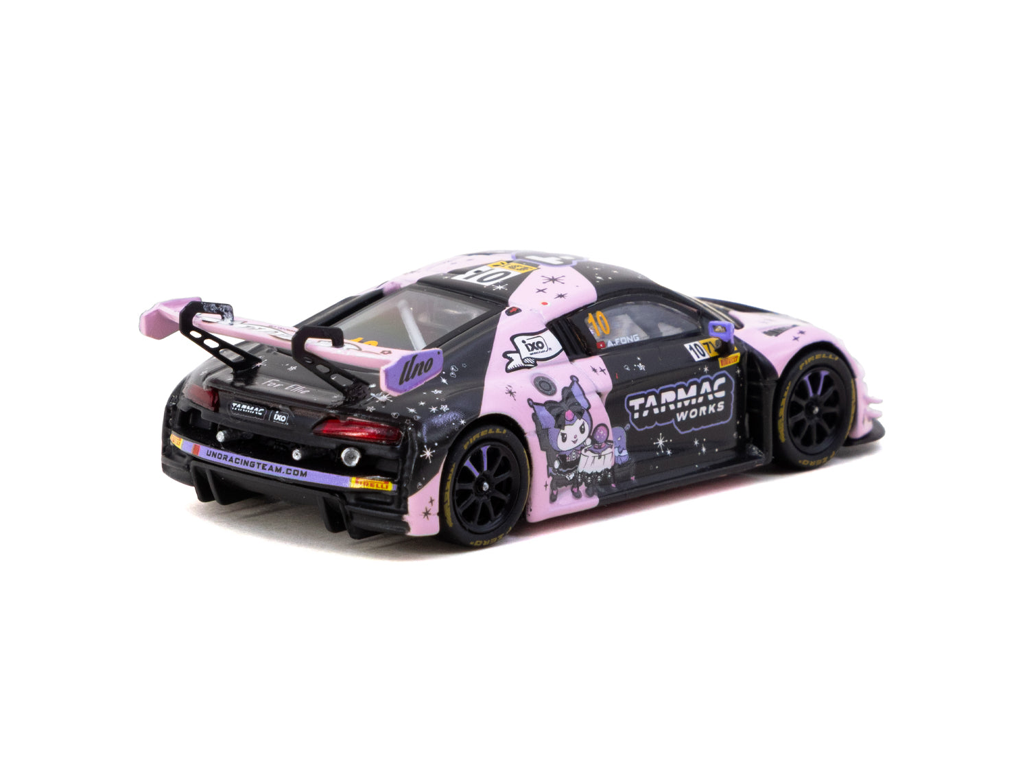 1/64 Audi R8 LMS GT3 evo II Macau GT Cup - FIA GT World Cup 2024 #10 with Tarmac Cards Combo Set - Tarmac Works HOBBY64