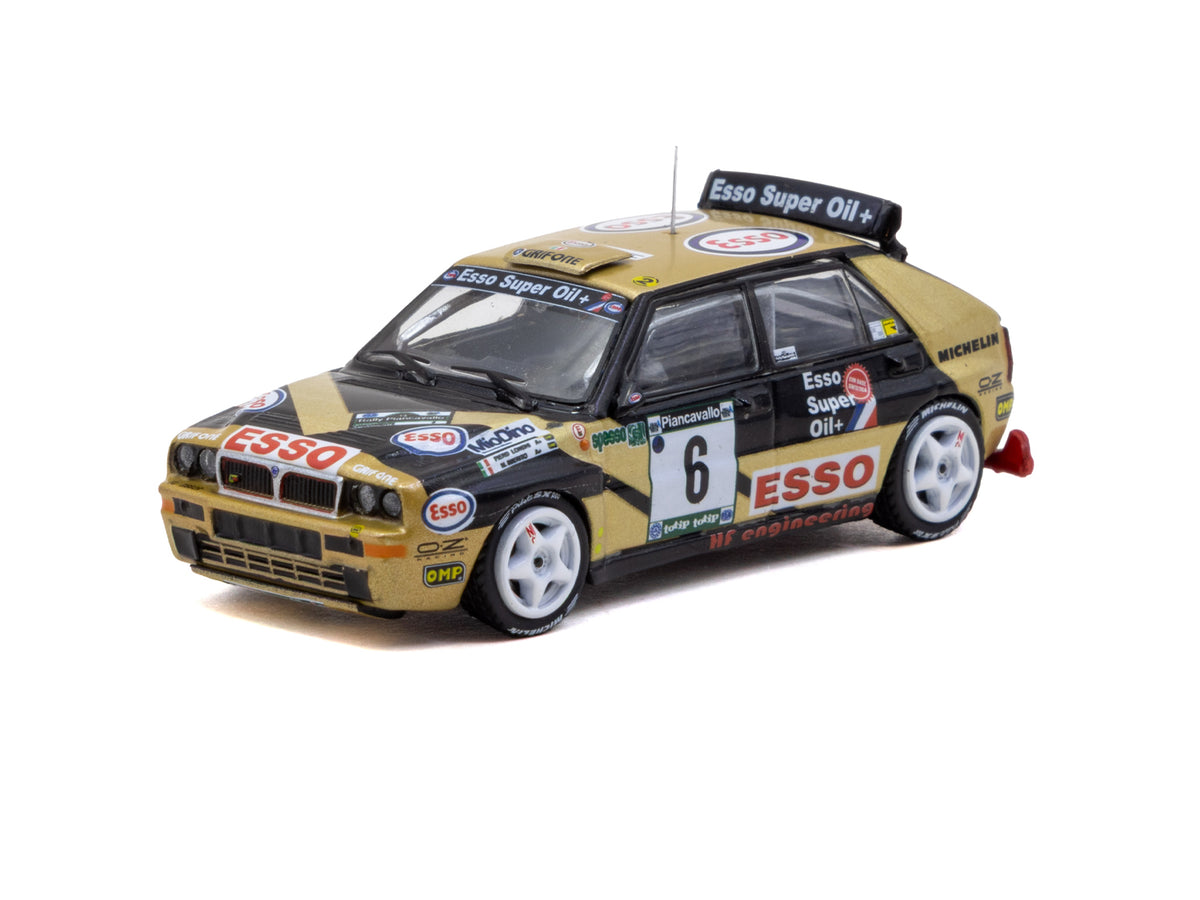 1/64 Lancia Delta HF Integrale ECR Piancavallo Rally 1993 #6 Winner - Tarmac Works HOBBY64