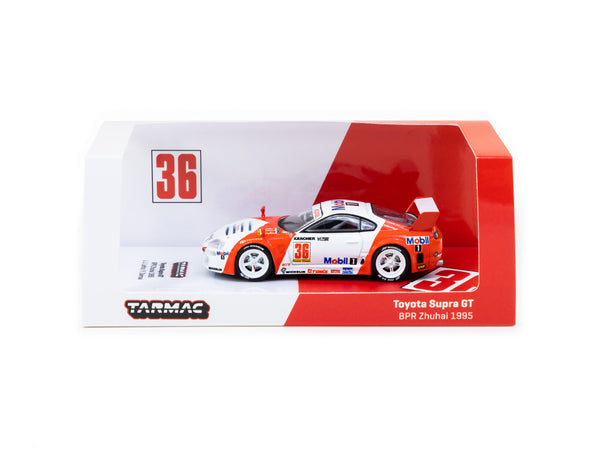 Tarmac Works 1/64 Toyota Supra GT BPR Zhuhai 1995 #36 - HOBBY64 Tarmac Works 1/64 Toyota Supra GT BPR Zhuhai 1995 #36 - HOBBY64