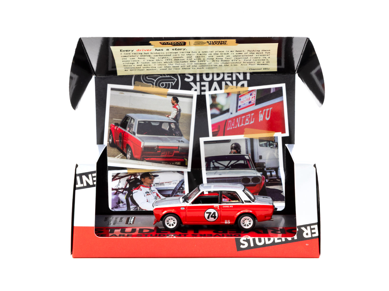 1/64 Datsun 510 Trans-Am B-Sedan 2.5 Challenge 2023 Daniel Wu - Tarmac Works HOBBY64