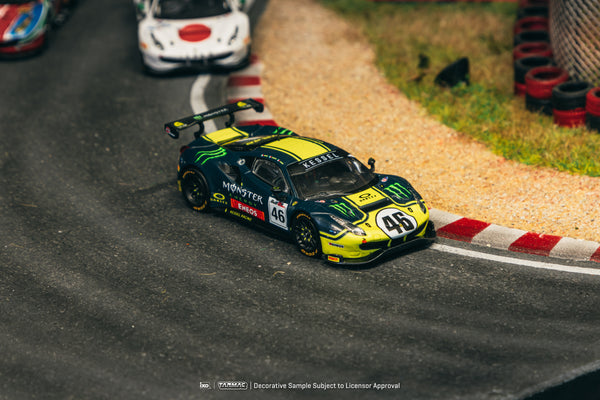 Tarmac Works X iXO Models 1/64 Ferrari 488 GT3 Gulf 12 Hours 2019 #46