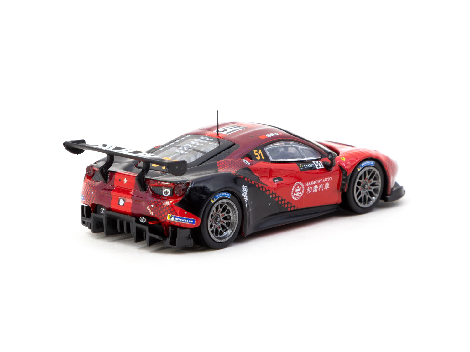1/64 Ferrari 488 GT3 Macau GT Cup 2022 Harmony Racing #51 - Tarmac Works X iXO Models HOBBY64