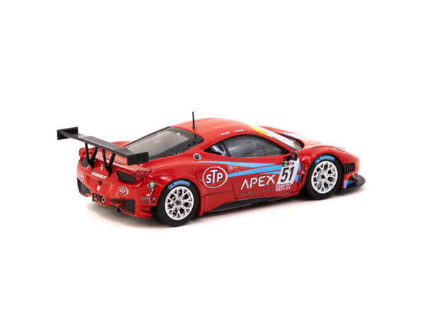 Ferrari 458 Italia Lauda-2013 ミニカー FERRARI - 458 ITALIA LAUDA 2013 1/24 - RED WITH BOOK - LES