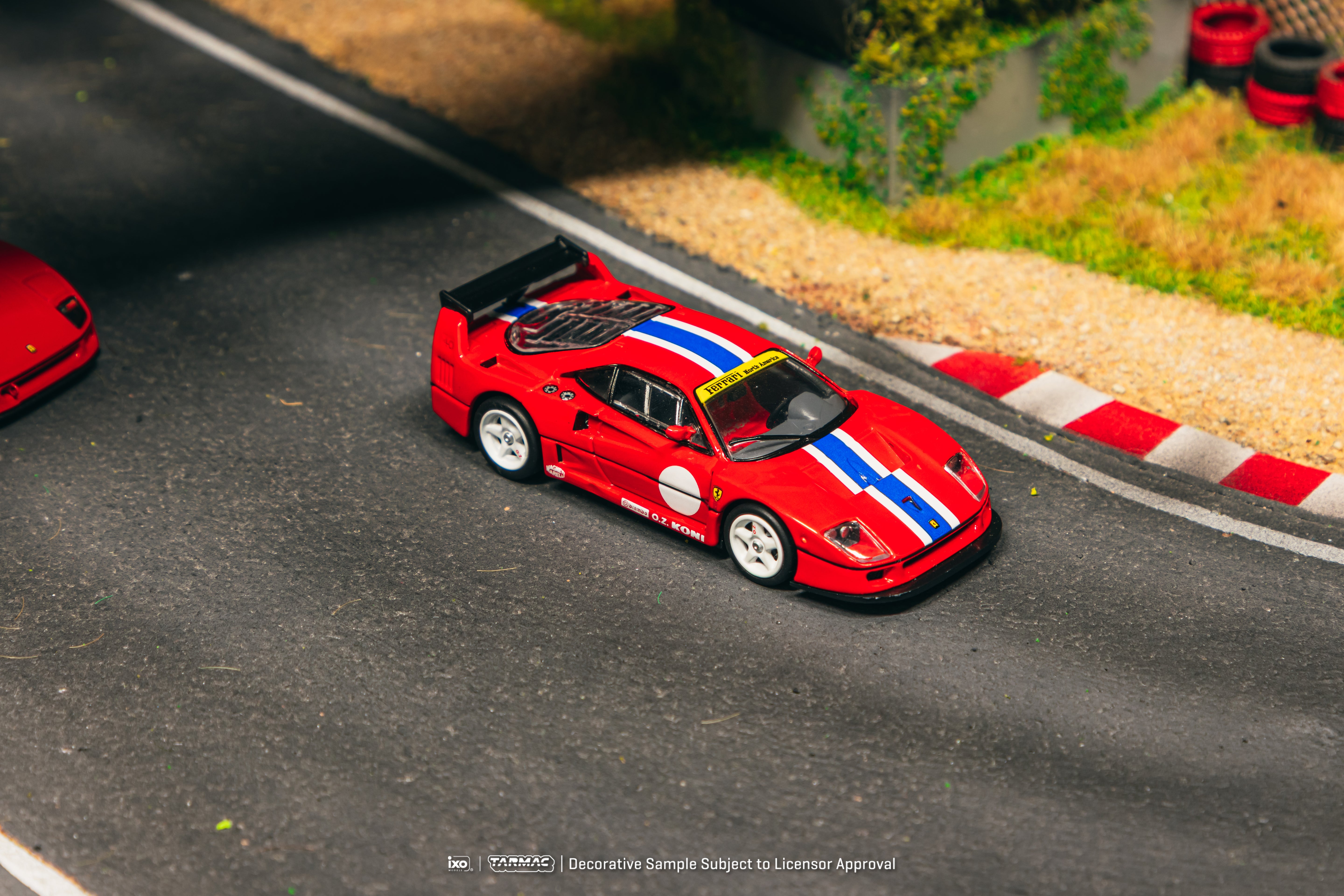 1/64 Ferrari F40 LM Red - Tarmac Works x iXO Models HOBBY64