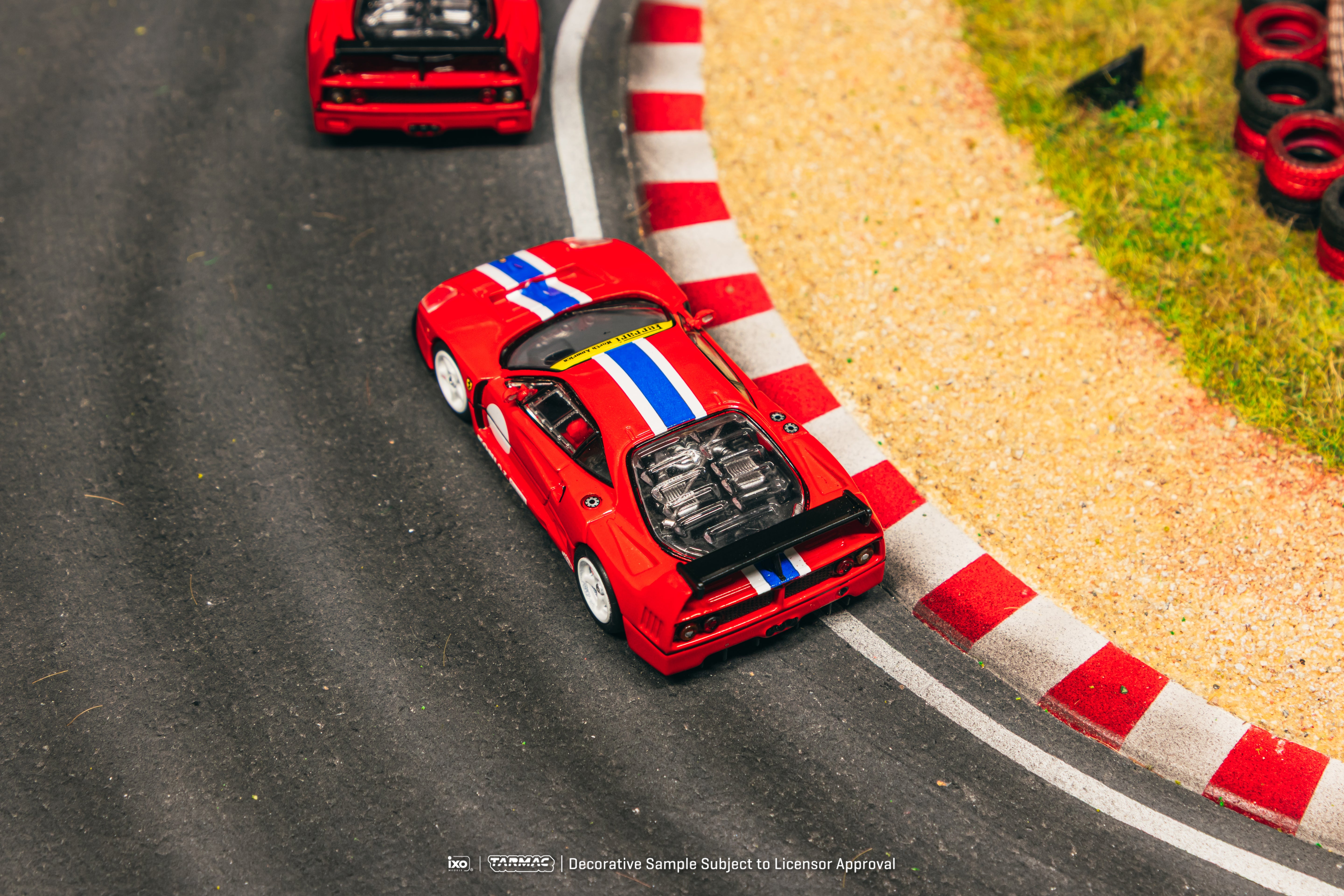 1/64 Ferrari F40 LM Red - Tarmac Works x iXO Models HOBBY64