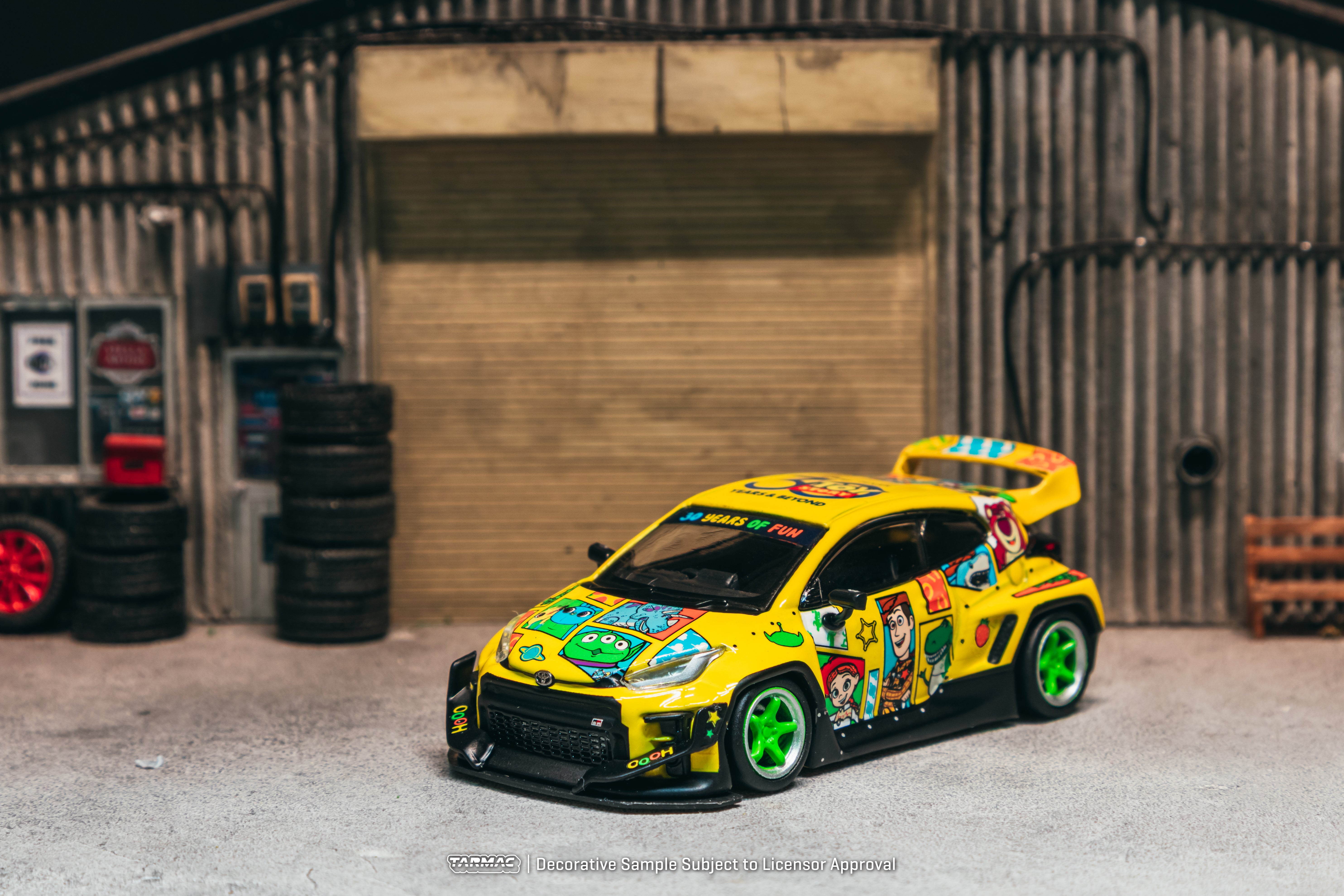 kaijin SPACE RACERS Tartare オリジナルペイント 1/64 Pandem Toyota GR Yaris Toy Story 30th Anniversary - Tokyo