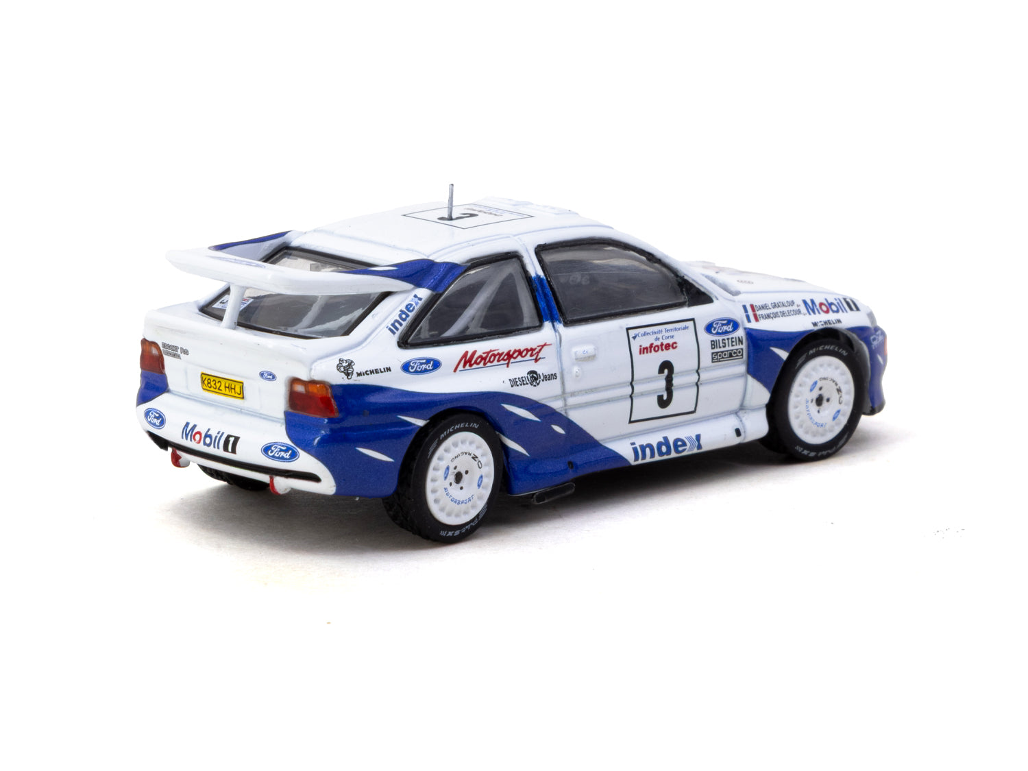 1/64 Ford Escort RS Cosworth Tour de Corse - Rallye de France 1993 Winner #3 - Tarmac Works HOBBY64