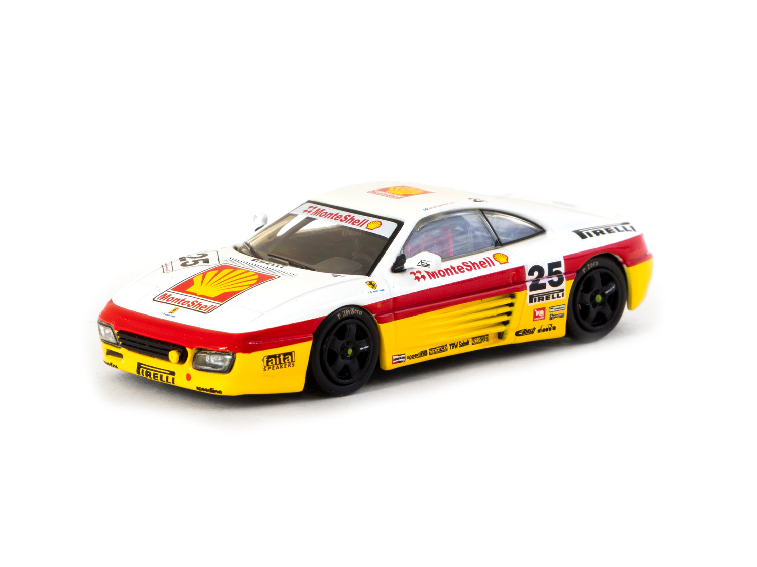 1/64 Ferrari 348 Challenge Italian GT 1994 #25 - Tarmac Works X iXO Models HOBBY64