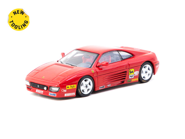 Tarmac Works X iXO Models 1/64 Ferrari 348 Challenge Presentation - HO