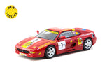 Tarmac Works 1/64 Ferrari F355 Challenge Macau Super Car Race 1994 Winner #01 Charles Kwan Special Edition - HOBBY64