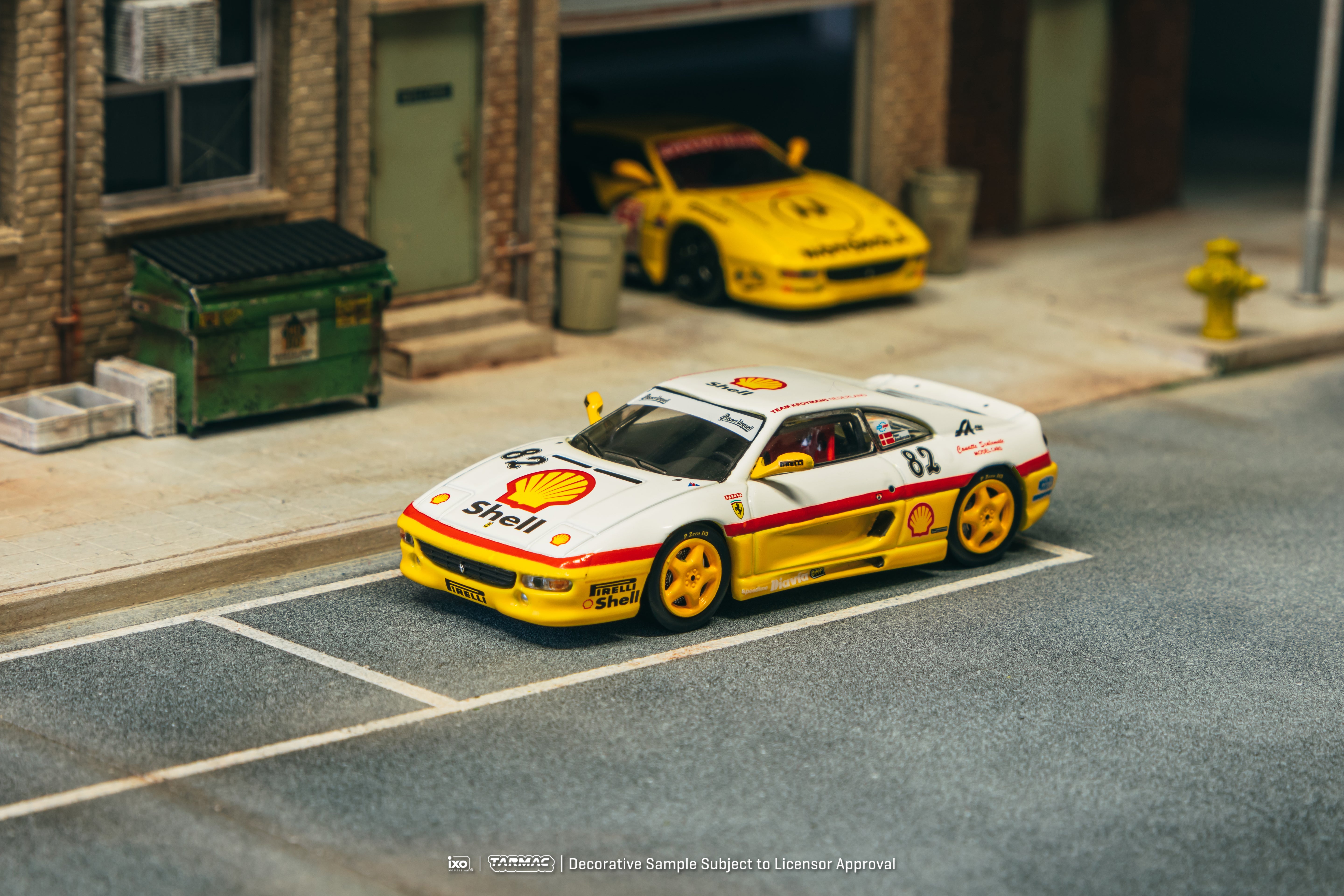 1/64 Ferrari F355 Challenge Ferrari F355 Challenge 1999 #82 - Tarmac Works X iXO Models HOBBY64