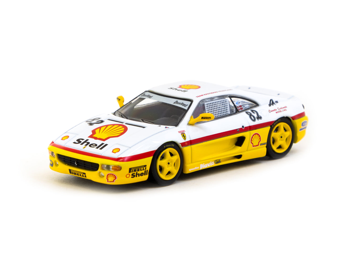 1/64 Ferrari F355 Challenge Ferrari F355 Challenge 1999 #82 - Tarmac Works X iXO Models HOBBY64