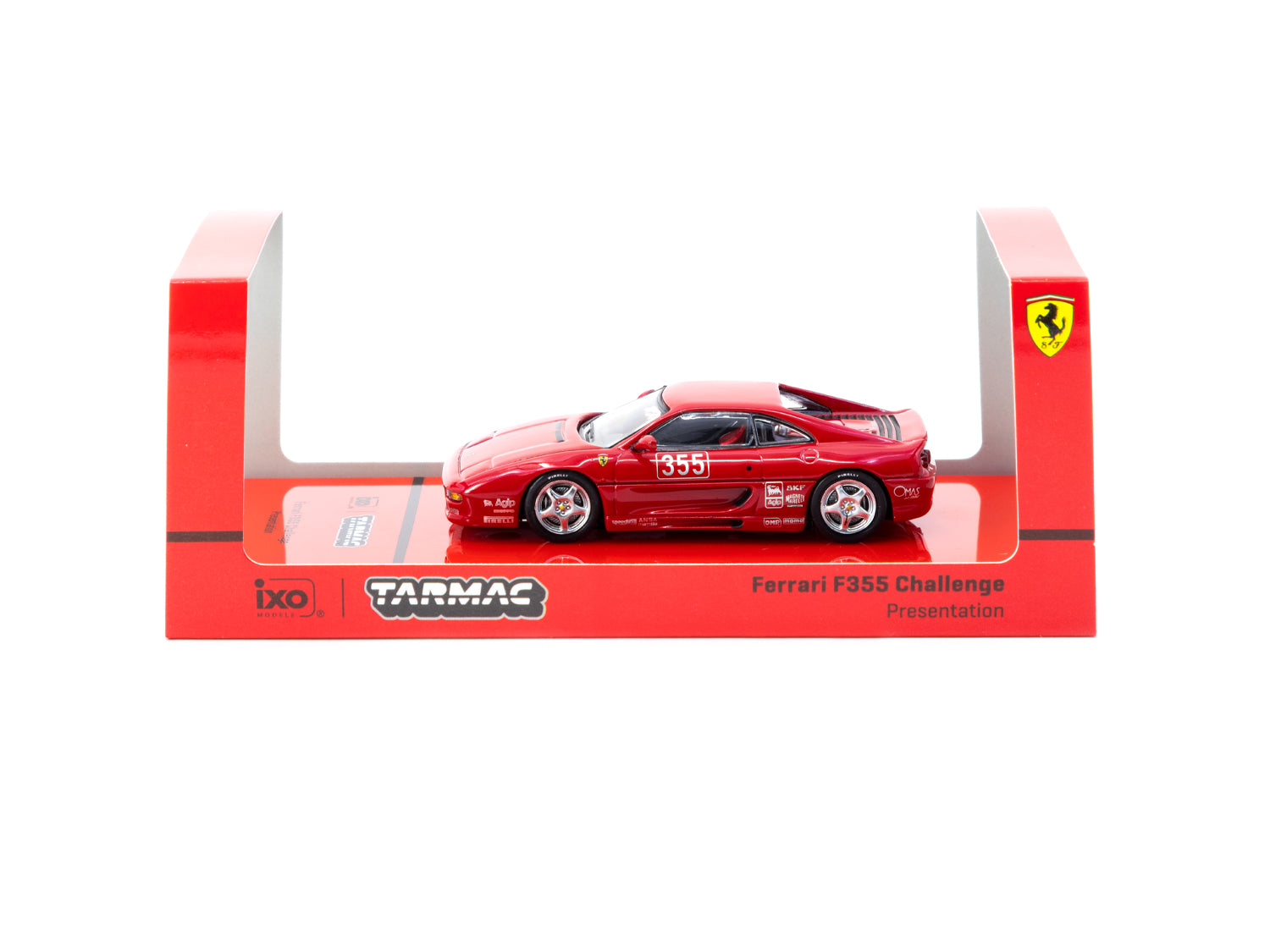 1/64 Ferrari F355 Challenge Presentation - Tarmac Works X iXO Models HOBBY64