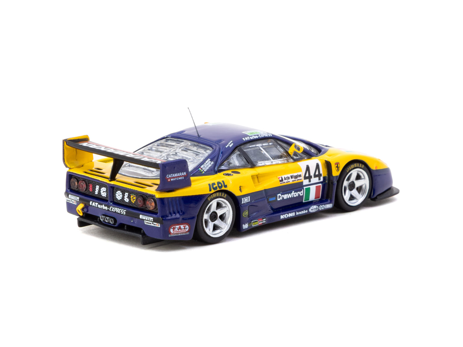 1/64 Ferrari F40 GTE 24h of Le Mans 1996 - Tarmac Works X iXO Models HOBBY64