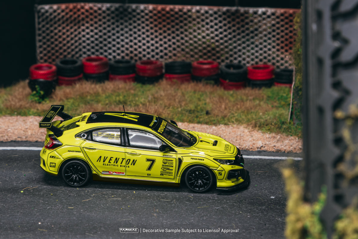 1/64 Honda Civic TYPE R FK8 NASA Western Endurance Racing Championship 2022 #7 Student Driver (by Daniel Wu) - Tarmac Works HOBBY64