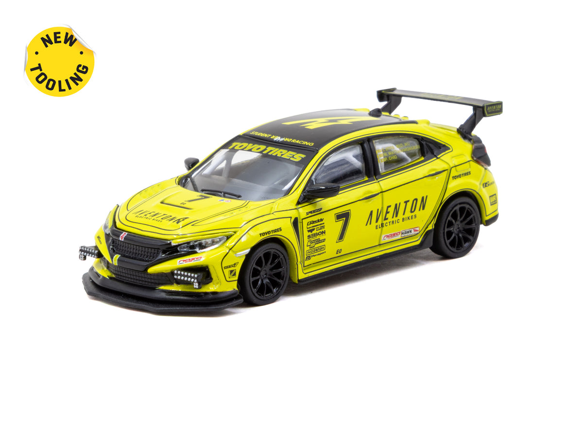 1/64 Honda Civic TYPE R FK8 NASA Western Endurance Racing Championship 2022 #7 Student Driver (by Daniel Wu) - Tarmac Works HOBBY64