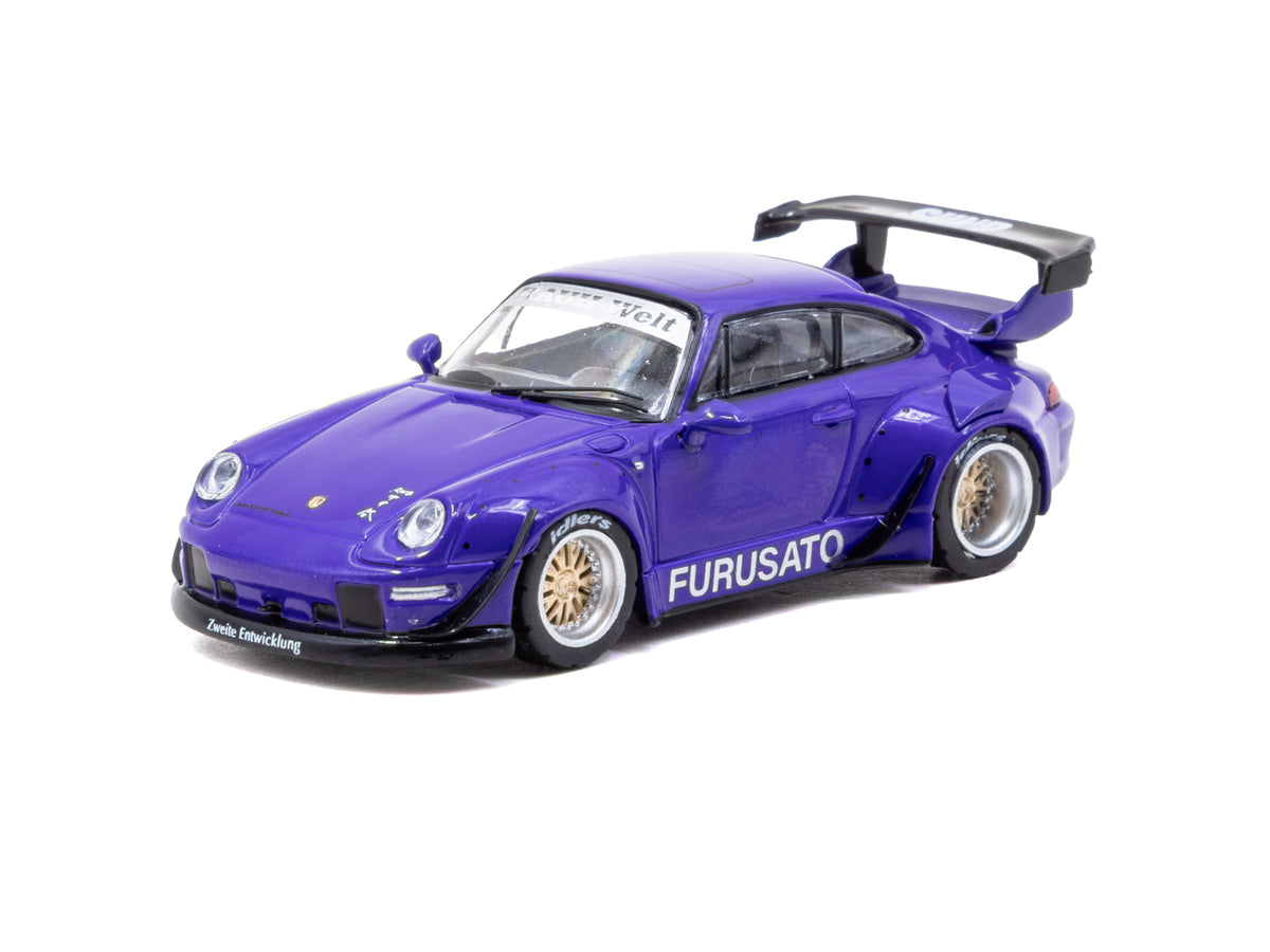 1/64 RWB 993 Furusato with Tarmac Cards - Tarmac Works HOBBY64