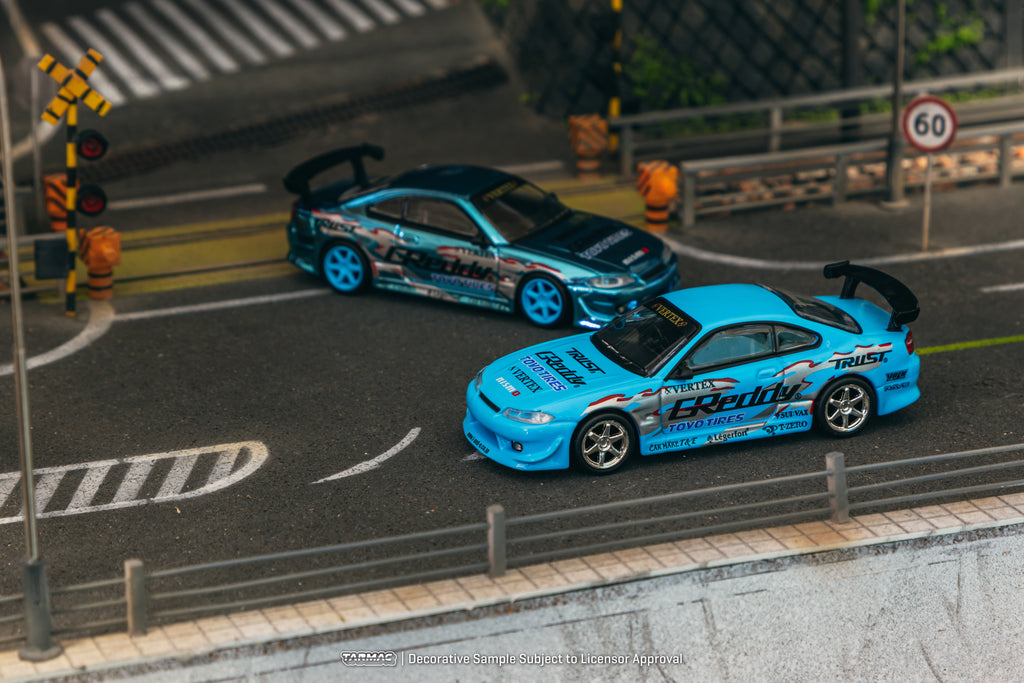 Tarmac Works 1/64 VERTEX Nissan Silvia S15 GReddy - Mijo Special Edition - GLOBAL64