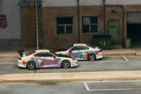 Tarmac Works 1/64 VERTEX Nissan Silvia (S15) Hello Kitty Drift Car - Indonesia Special Edition - GLOBAL64