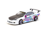 Tarmac Works 1/64 VERTEX Nissan Silvia (S15) Hello Kitty Drift Car - Indonesia Special Edition - GLOBAL64