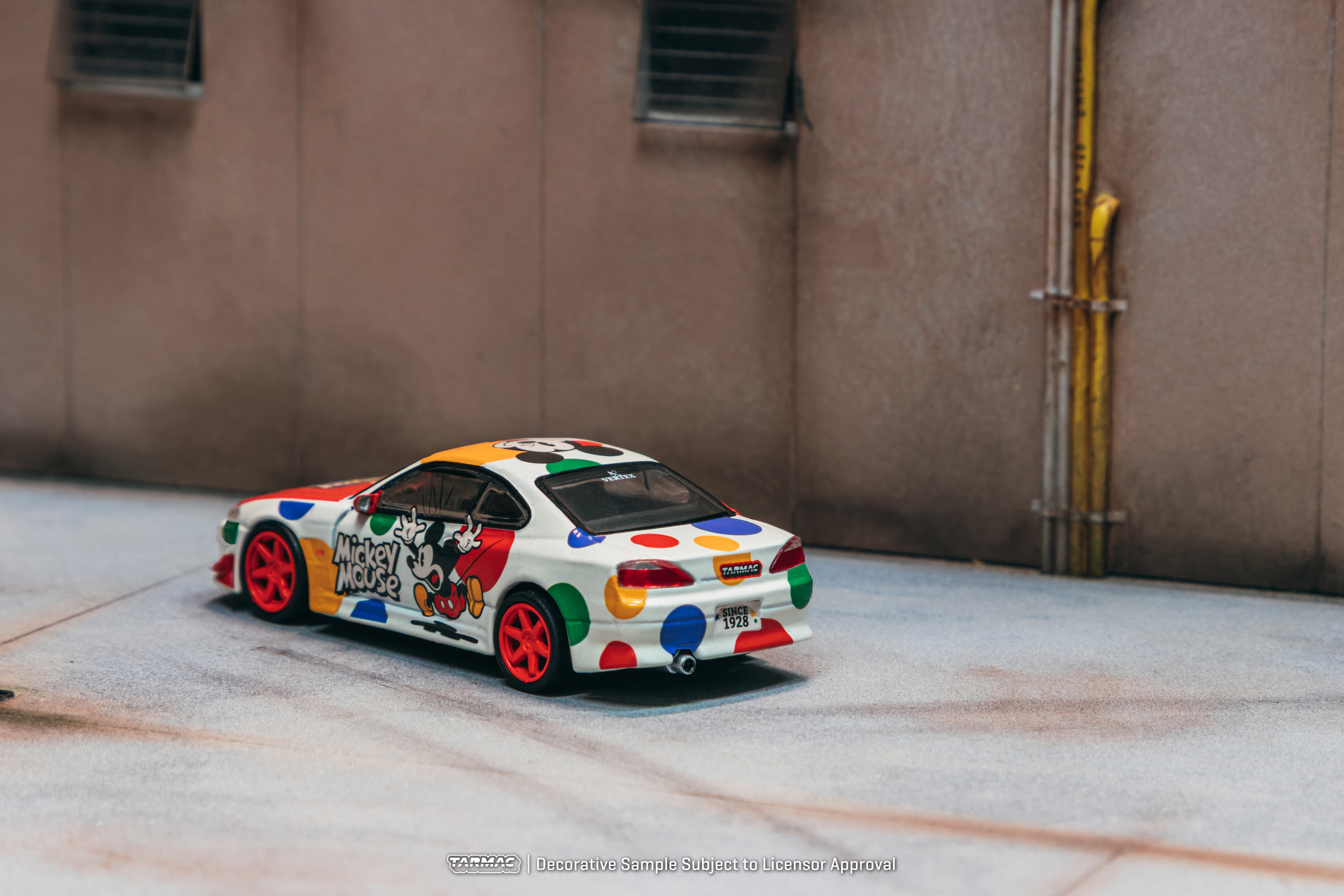 1/64 VERTEX Silvia (S 15) Mickey Mouse - Tarmac Works GLOBAL64