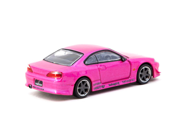 Tarmac Works GLOBAL64 White VERTEX Silvia S14 - Lamley CHASE