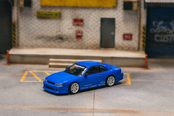 10/1ドリラジ、ラジコン、メタリックラメ入りブルーSILVIA(S13) ブルーのS13！ #s13#silvia#シルビア#nissan#ラジコン#ラジドリ