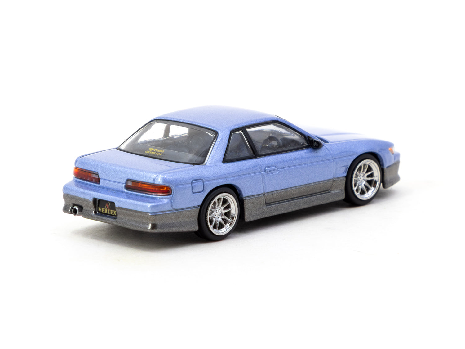 1/64 VERTEX Nissan Silvia S13 Blue/Grey - Tarmac Works GLOBAL64