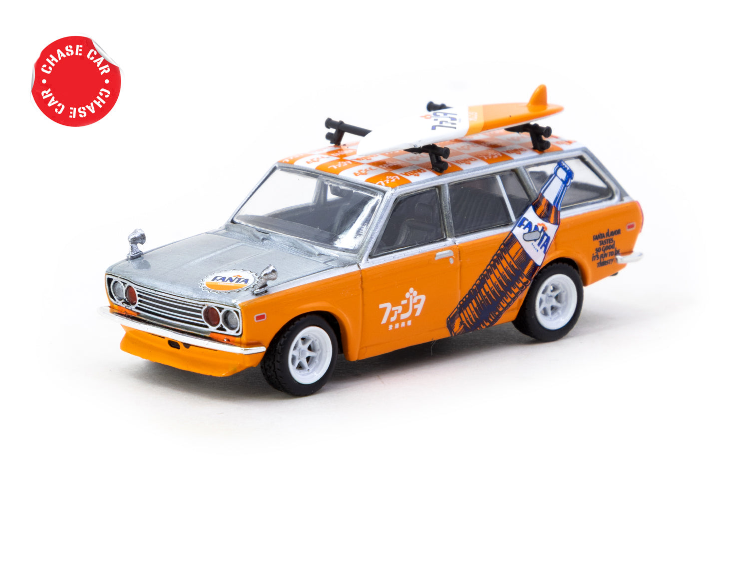 1/64 Datsun Bluebird 510 Wagon FANTA - Tarmac Works GLOBAL64