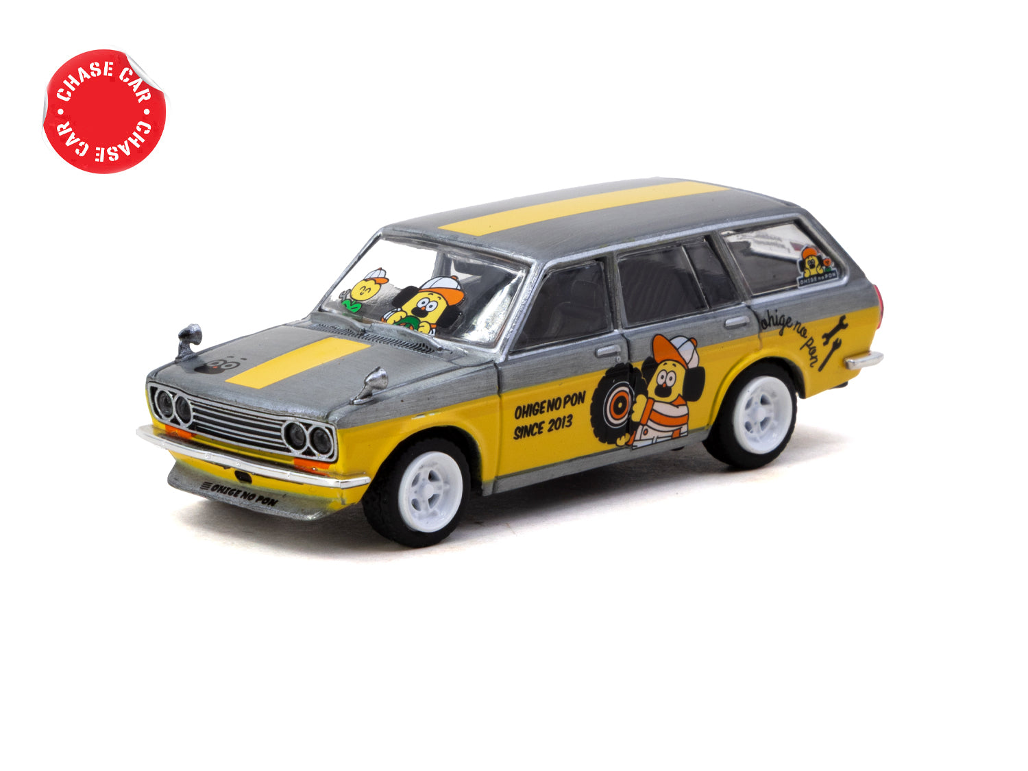 1/64 Datsun Bluebird 510 Wagon OHIGE no PON - Tarmac Works GLOBAL64