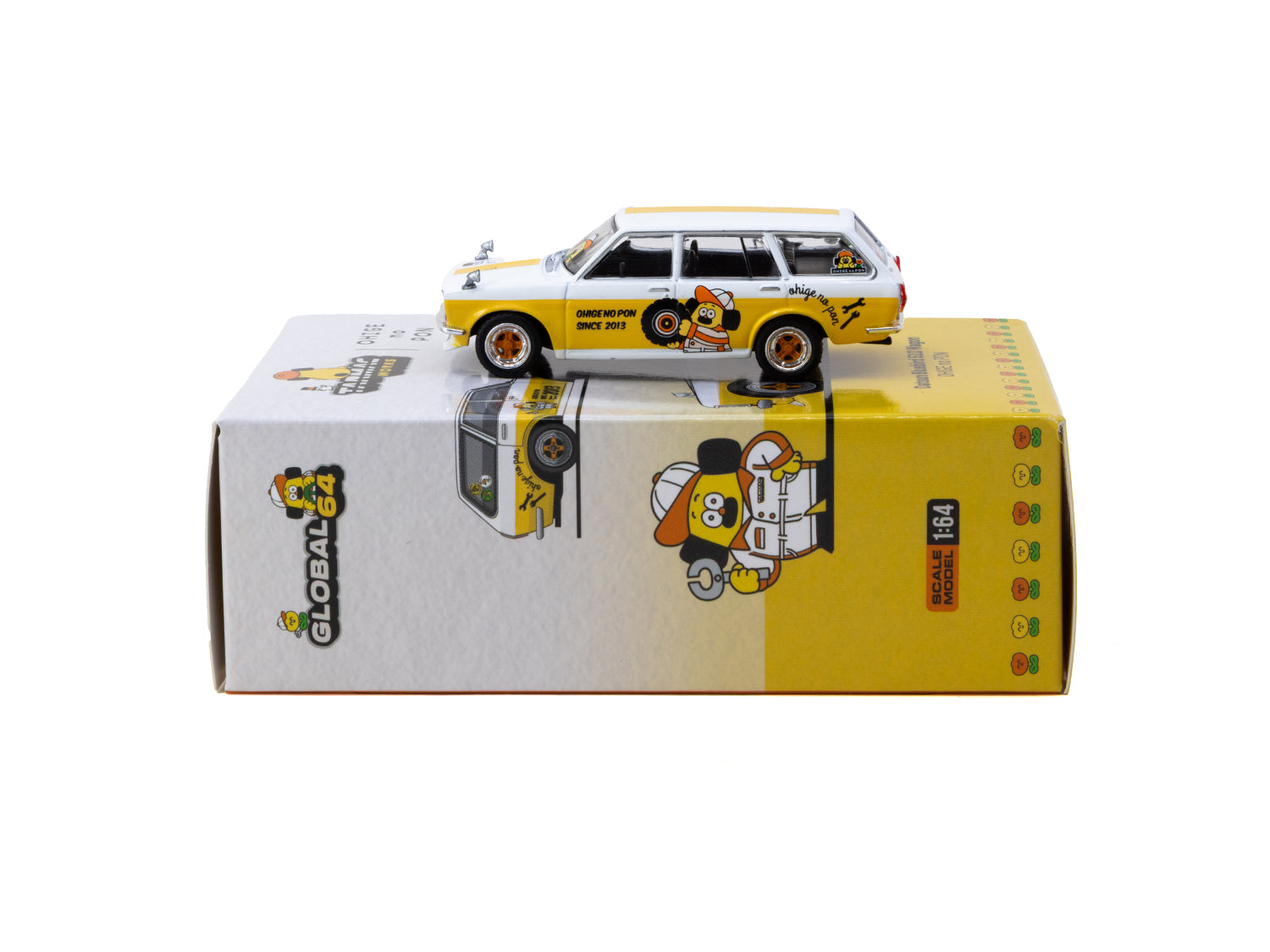 1/64 Datsun Bluebird 510 Wagon OHIGE no PON - Tarmac Works GLOBAL64