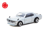 Tarmac Works 1/64 Skyline HT 2000GT-R Silver Chrome - Japan Special Edition - GLOBAL64