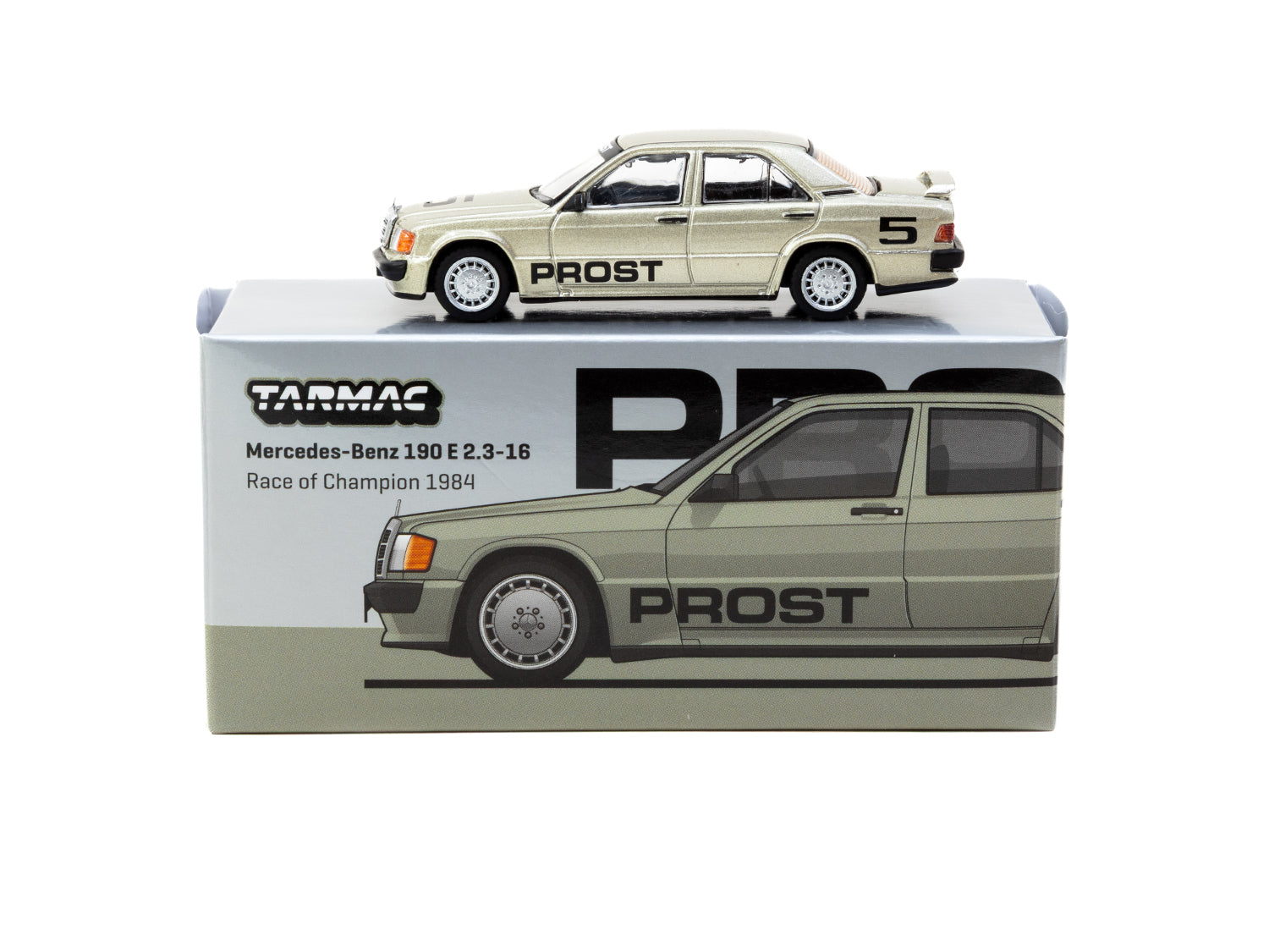 1/64 Mercedes-Benz 190 E 2.3-16 Race of Champion 1984 #5 Alain Prost - Tarmac Works GLOBAL64